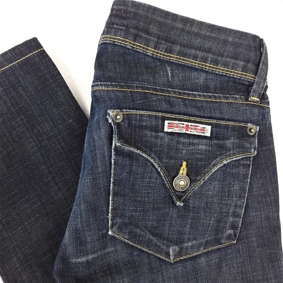 Hudson Jeans Skinny Back Flap Pockets Low Rise USA 24x29 - Picture 6 of 8